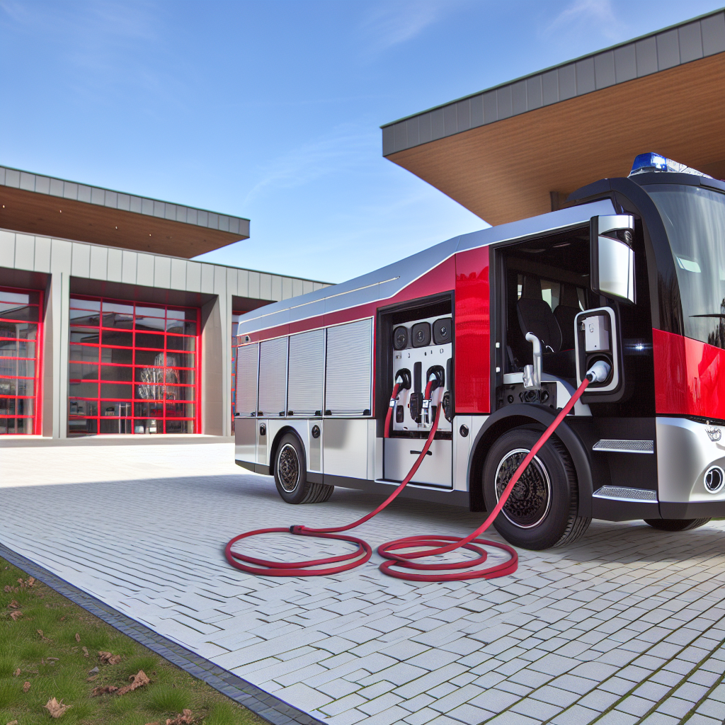 Electric fire truck