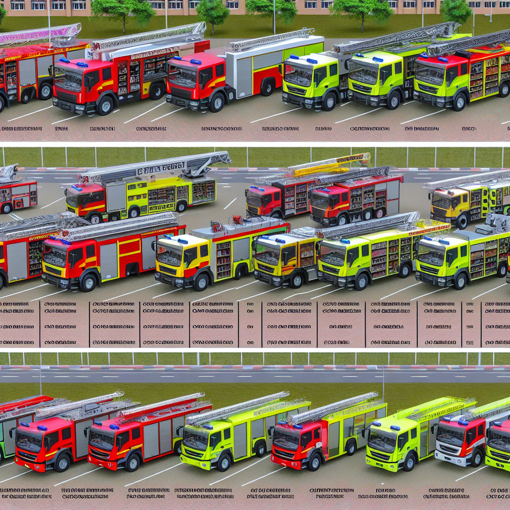 Various Fire Truck Designs