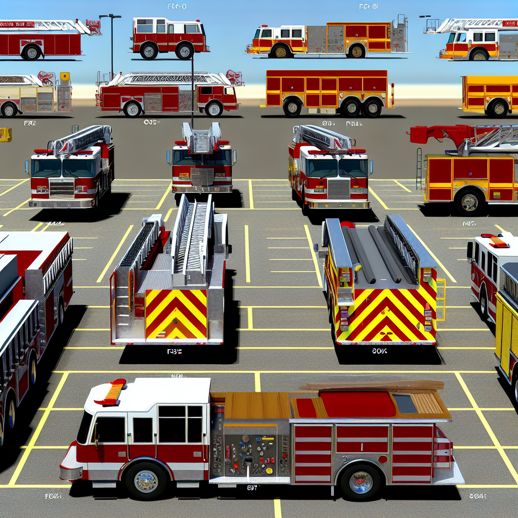 Various Fire Truck Designs