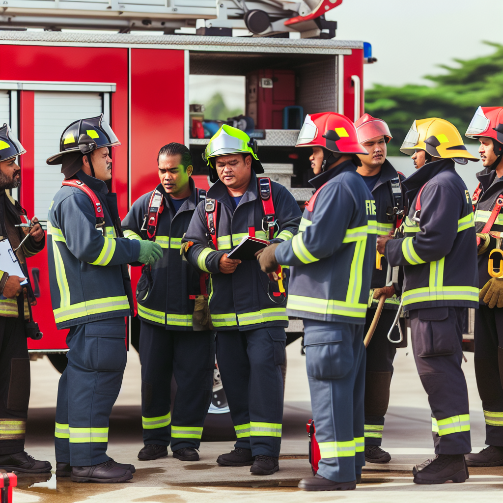 Training Session with Firefighters