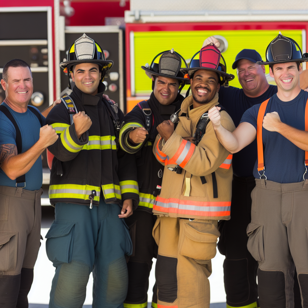 Satisfied Firefighters Post-Training