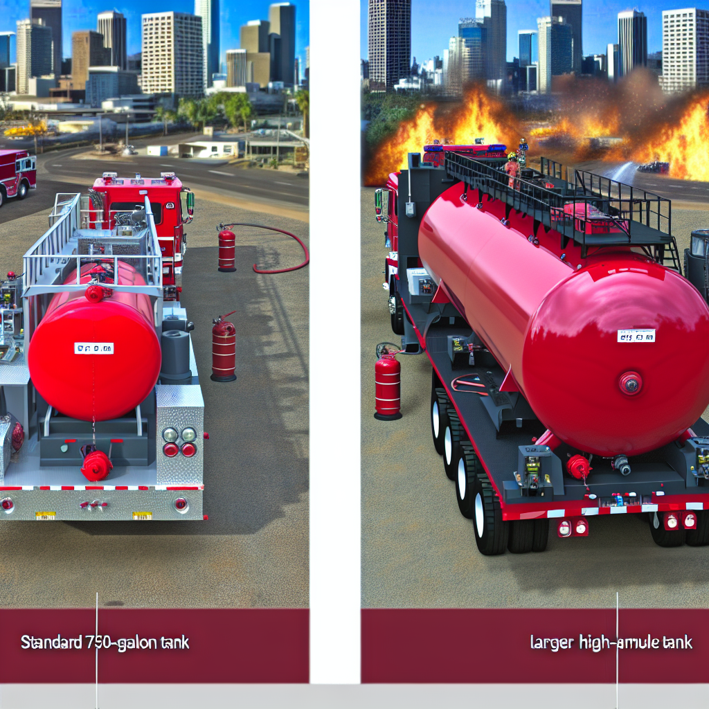Image contrasting a standard 750-gallon tank and a high-volume tank design