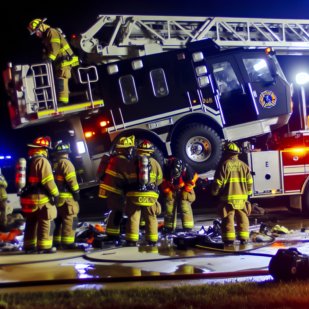 Heavy-duty rescue apparatus in action