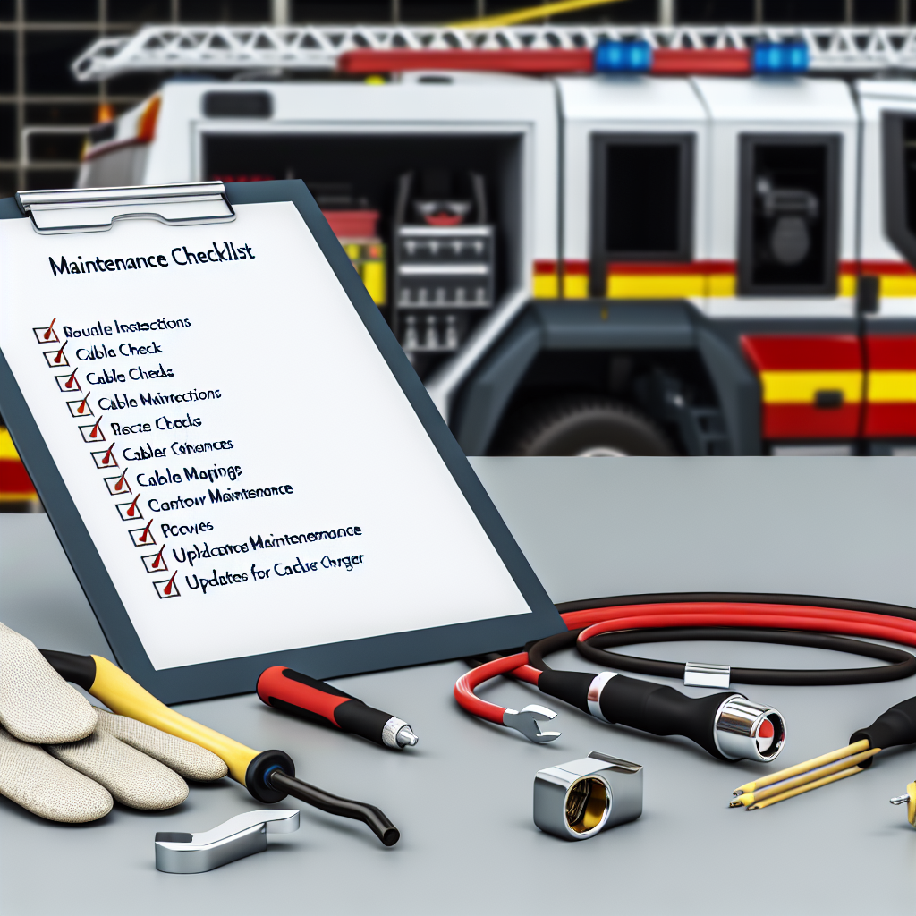 Maintenance Checklist for Electric Fire Truck Charging Stations