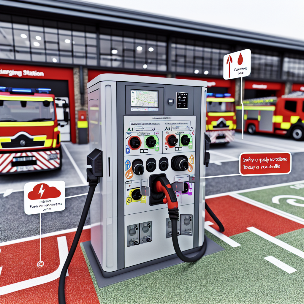 Charging Station for Electric Fire Trucks