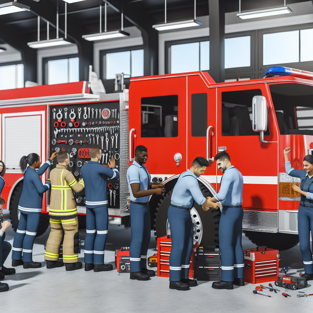 Fire truck maintenance example