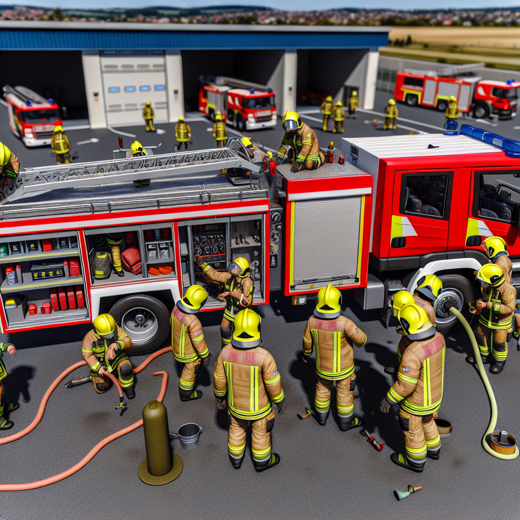 Fire truck training process