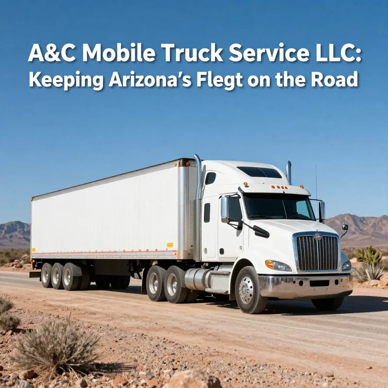 A&C Mobile Truck Service LLC, a key player in Peoria, AZ’s truck maintenance landscape.