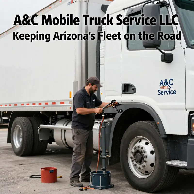 A&C Mobile Truck Service LLC, a key player in Peoria, AZ’s truck maintenance landscape.