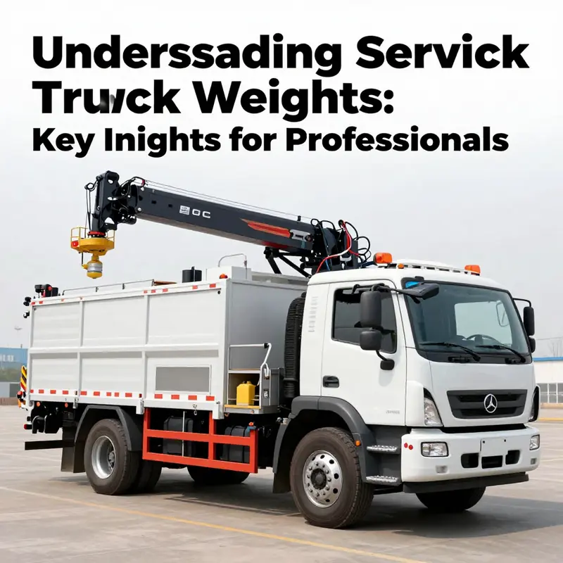 Curb weight analysis of a standard service truck showcasing its importance in operational efficiency.