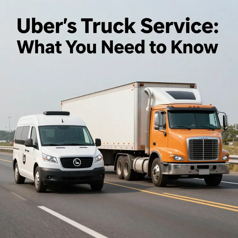 Uber’s current landscape in transportation: ride-hailing juxtaposed with trucking.