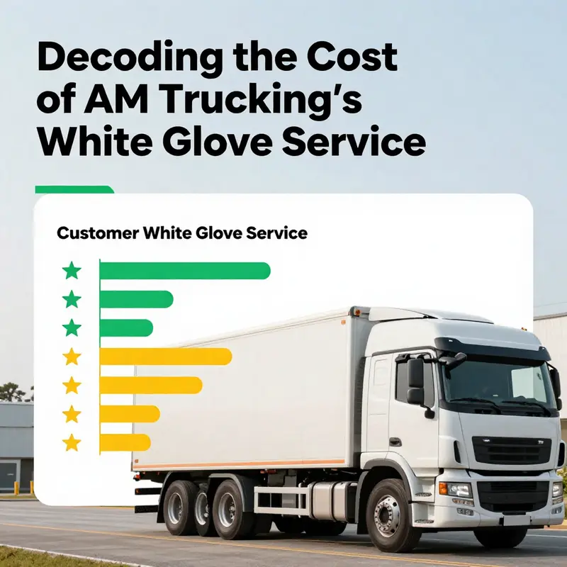AM Trucking’s professional delivery hub readying for White Glove services.