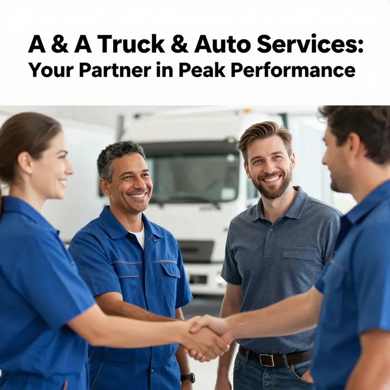 Overview of A & A Truck & Auto Services highlighting their state-of-the-art facility.