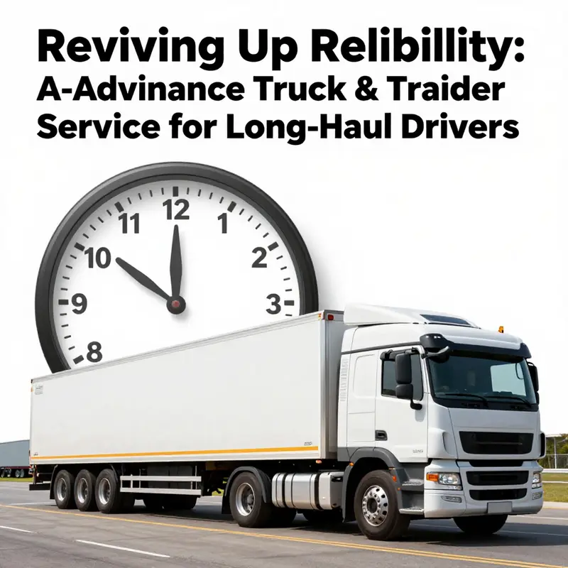 A-Advantage Truck & Trailer Service offers a range of comprehensive maintenance solutions in their bustling service shop.