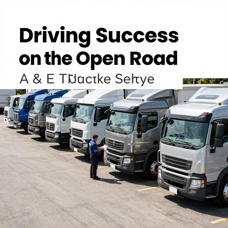 A & E Truck Service provides a wide array of maintenance and repair services for commercial trucks.