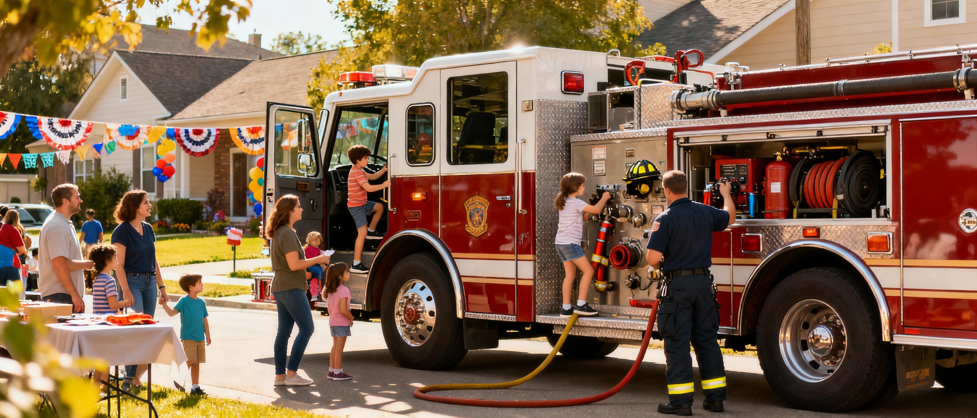 Fire Trucks in Community Settings