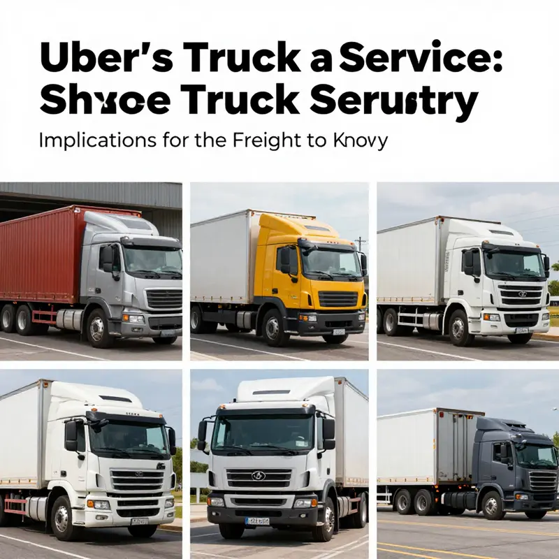 Uber’s current landscape in transportation: ride-hailing juxtaposed with trucking.