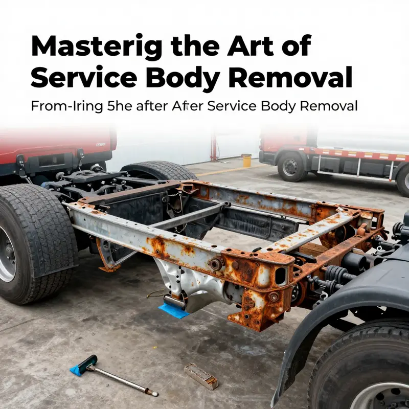 Ensuring the truck is properly prepared for the removal process.