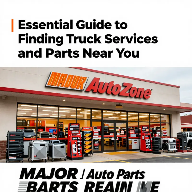 Using Google Maps to find truck services and parts nearby.