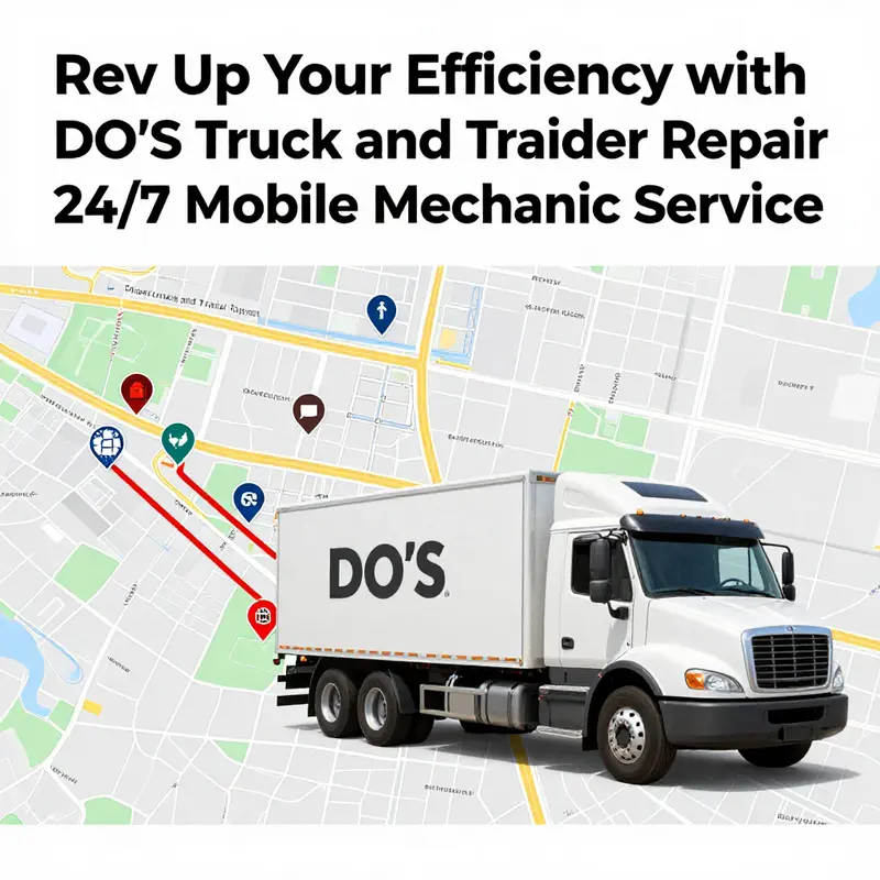 A DO’S mechanic provides immediate assistance to ensure operational efficiency for a long-haul truck on the road.