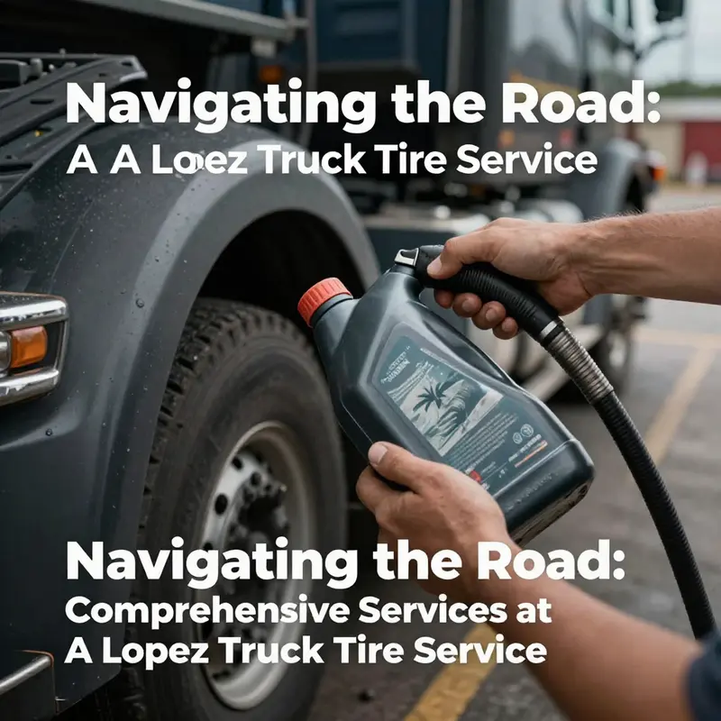 Technicians at A Lopez Truck Tire Service expertly servicing truck tires to ensure optimal performance.