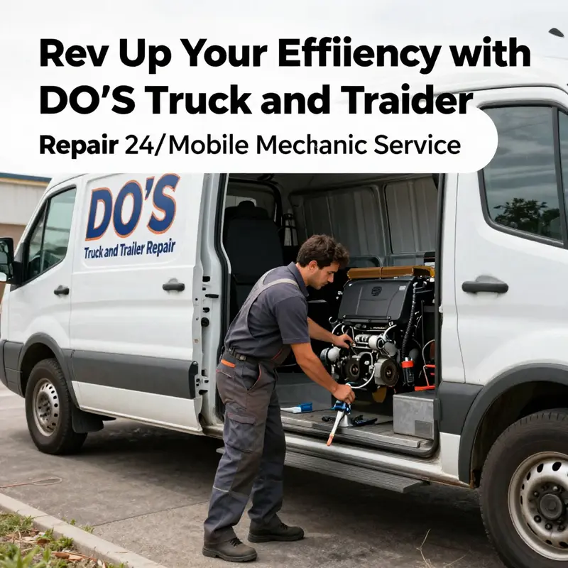A DO’S mechanic provides immediate assistance to ensure operational efficiency for a long-haul truck on the road.