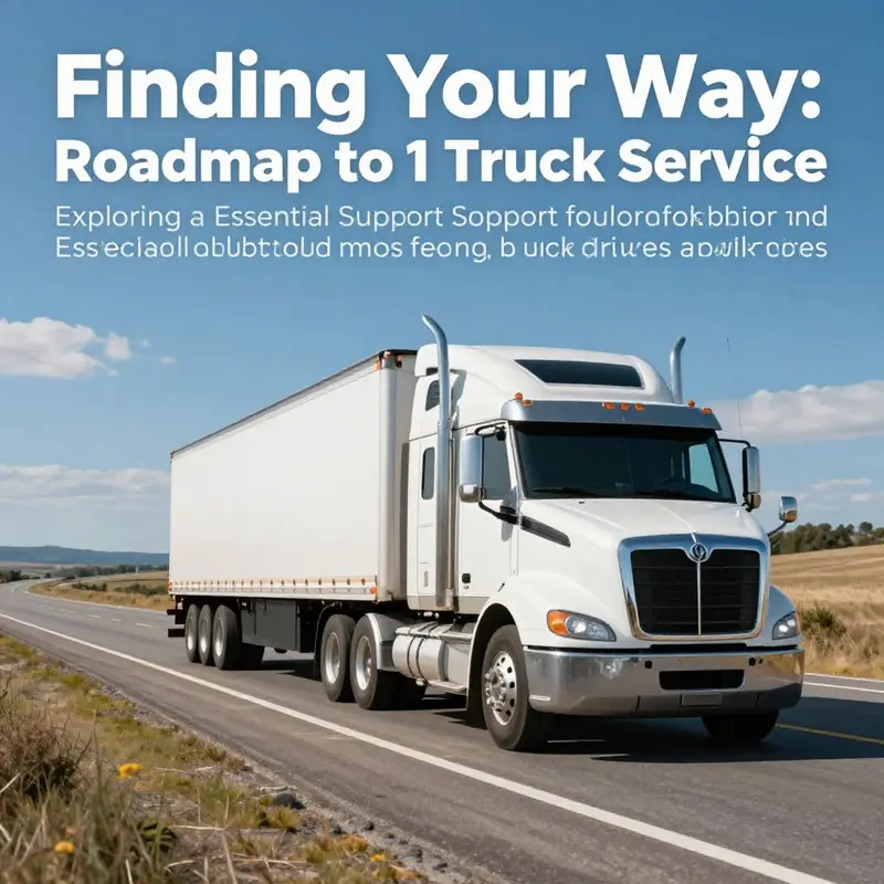 Truck on a scenic highway representing the trucking journey.