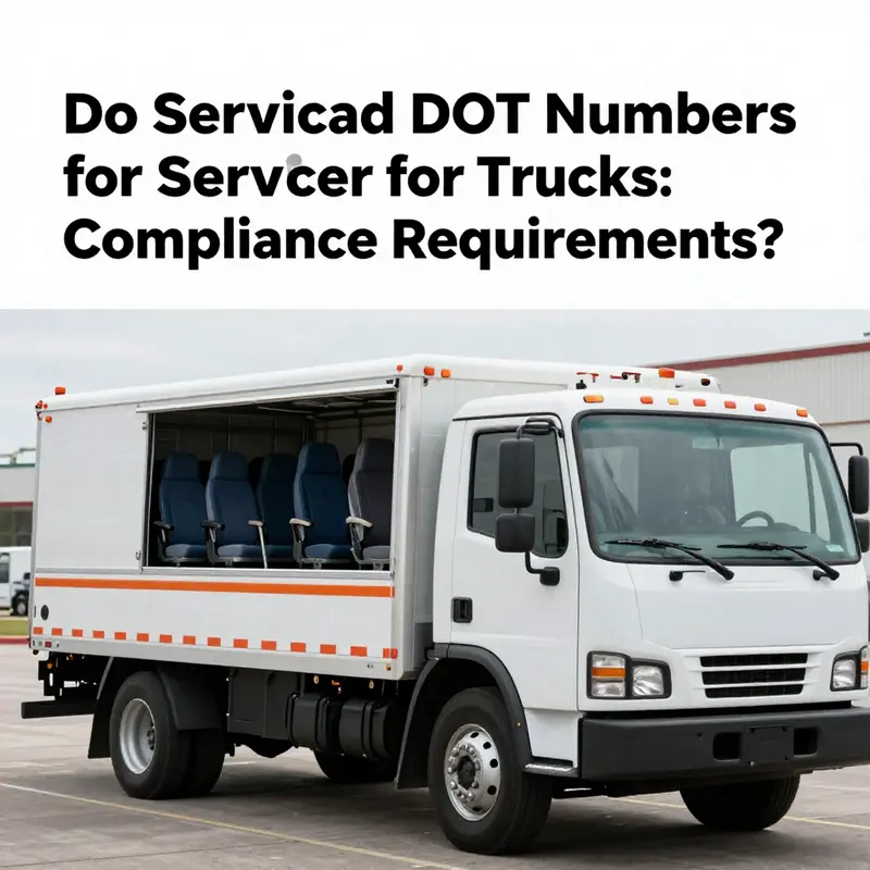 Service truck being weighed to determine DOT number requirements based on Gross Vehicle Weight Rating.