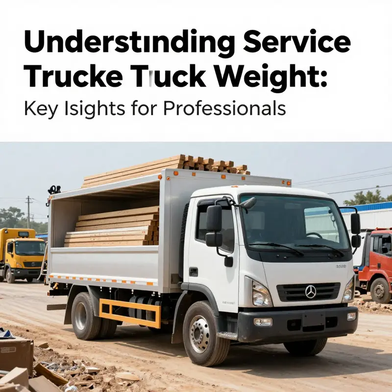 Curb weight analysis of a standard service truck showcasing its importance in operational efficiency.