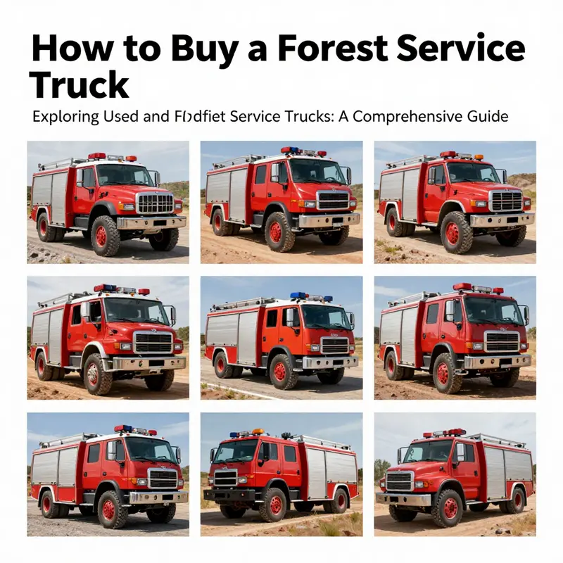 Understanding the official avenues for purchasing forest service trucks, particularly for government and organization use.