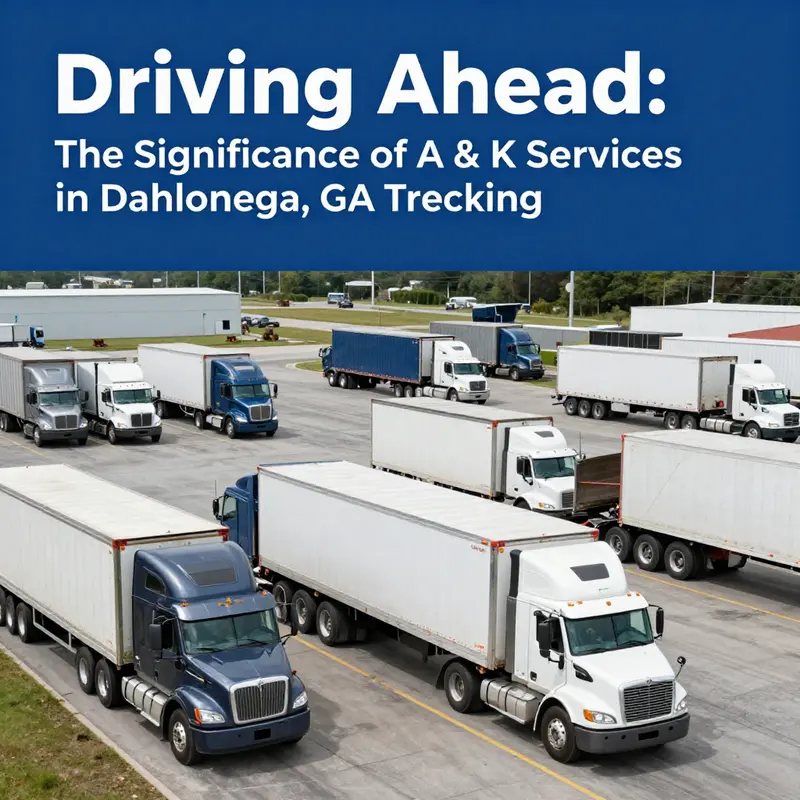 A snapshot of A & K Services in action, illustrating the bustling operations at their freight yard.