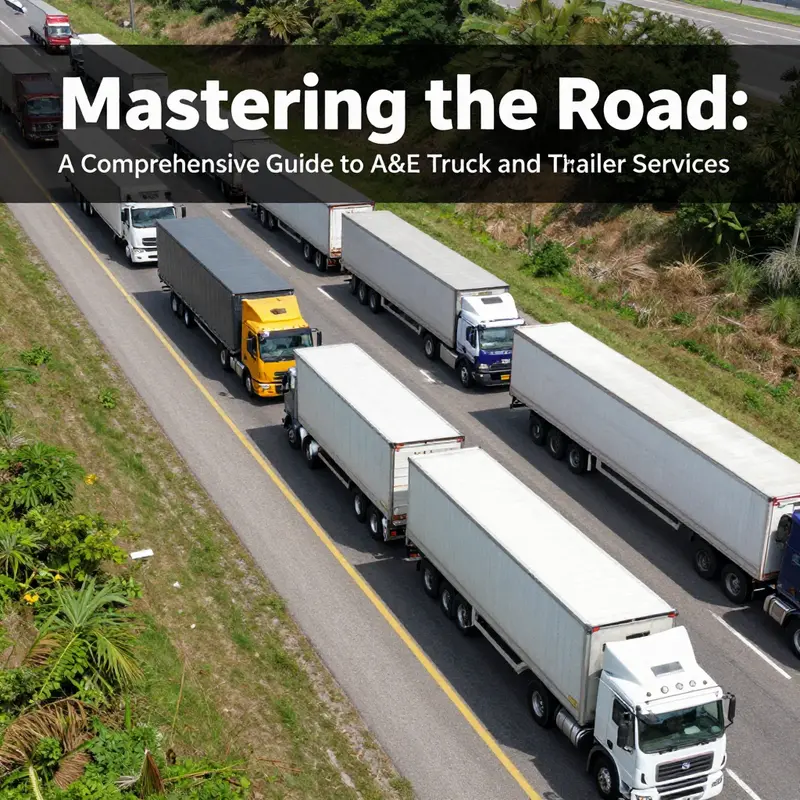 Technicians at A&E Truck and Trailer Repair ensuring optimal service and maintenance for trucks and trailers.