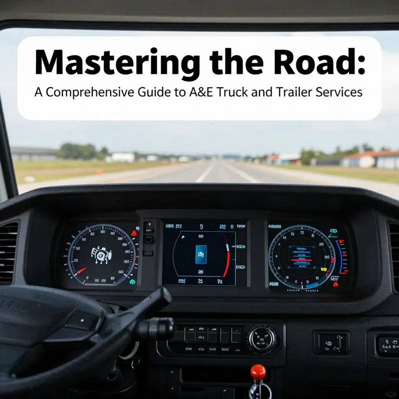 Technicians at A&E Truck and Trailer Repair ensuring optimal service and maintenance for trucks and trailers.