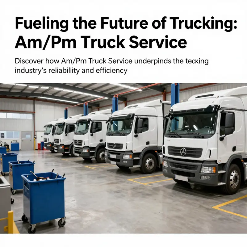 An exterior view of the Am/Pm Truck Service facility, emphasizing its professional appearance.