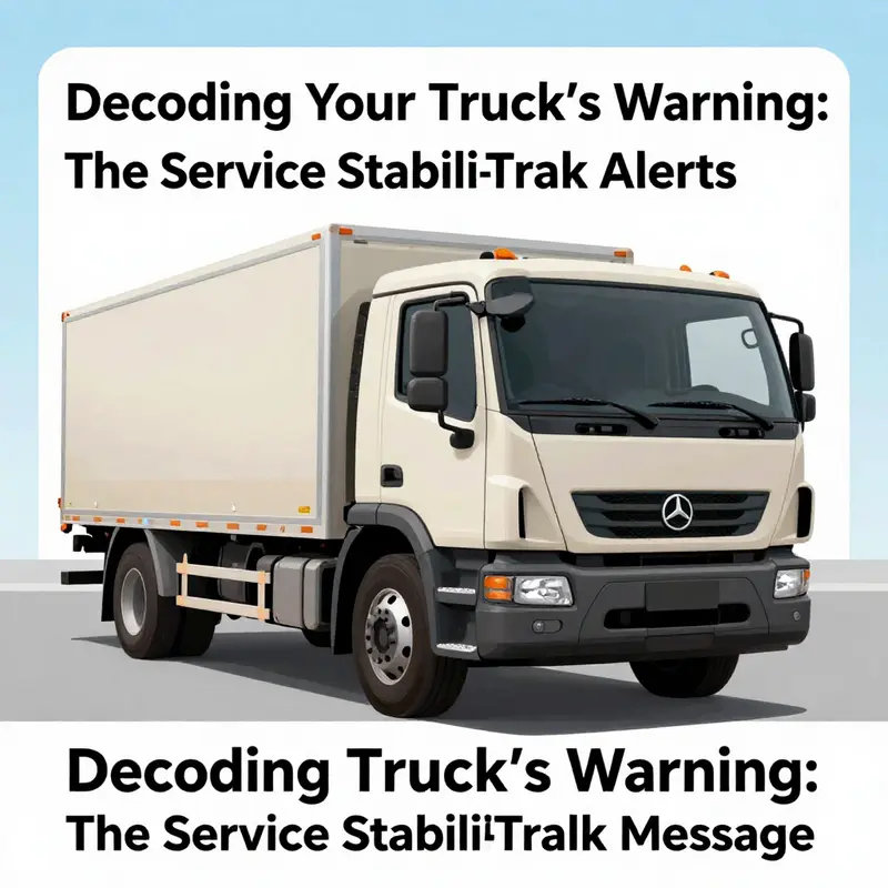 An overview of the dashboard alert indicating a StabiliTrak service requirement and the ESC system’s influence on vehicle safety.