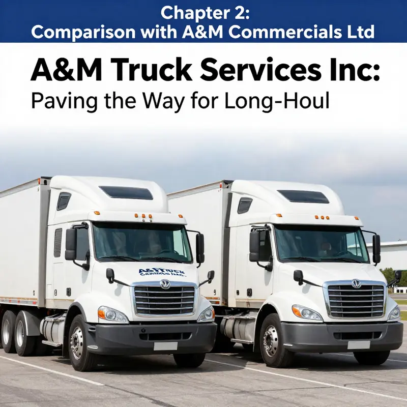 A scenic view of a long-haul truck, representing A&M Truck Services Inc’s essence.