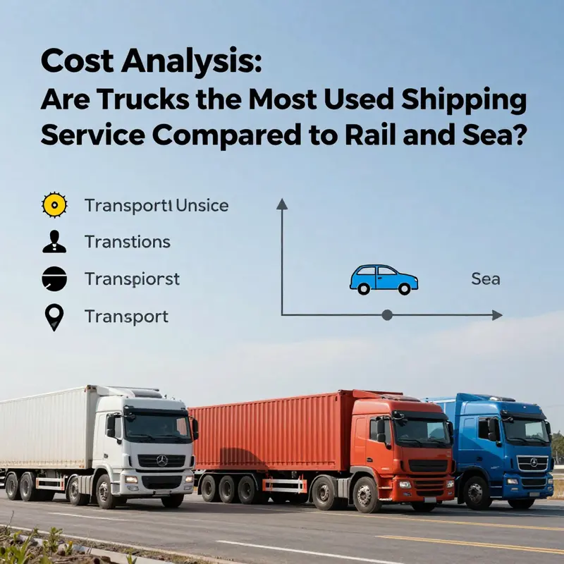 Trucks are the backbone of domestic shipping, prevalent in urban and rural settings.