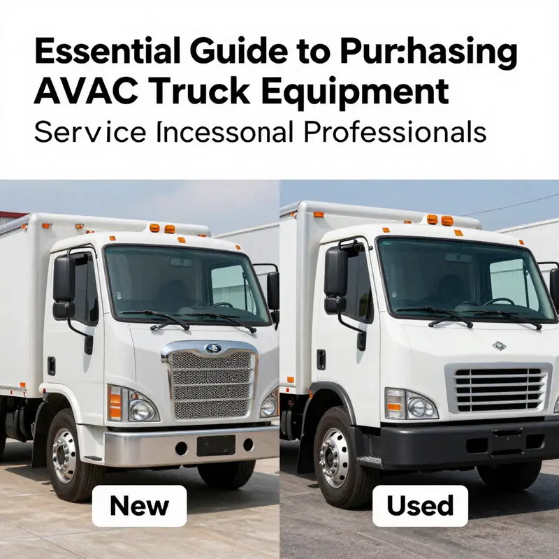 A variety of HVAC truck equipment available for purchase, showcasing options for service professionals.