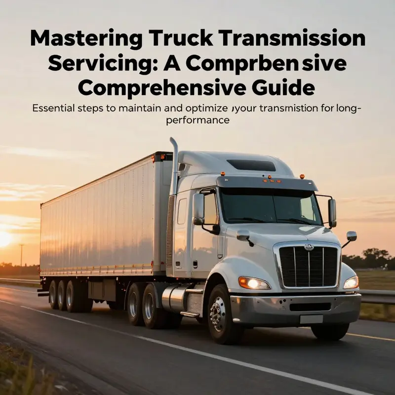 A long-haul truck driving on an open highway at sunset, representing truck performance and reliability.