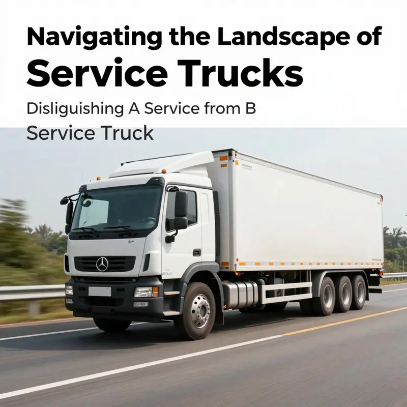 A service truck navigating through a vast landscape, symbolizing the service truck industry.