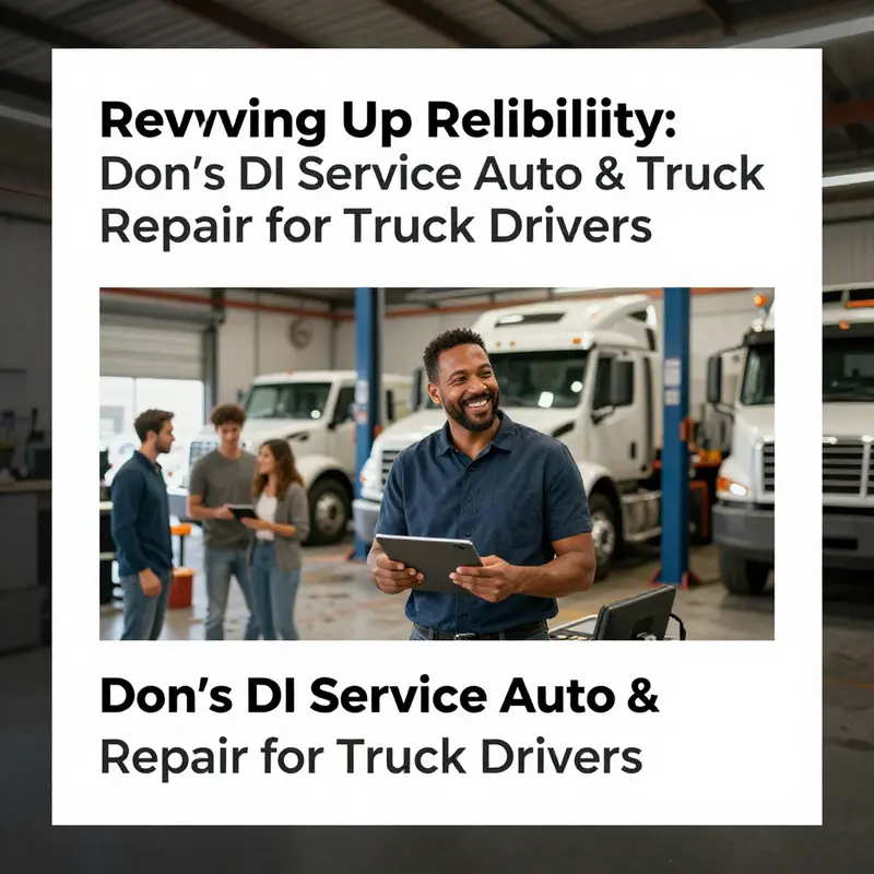 An inside look at Don’s DI Service Auto & Truck Repair, where dedicated technicians provide expert maintenance for trucks.