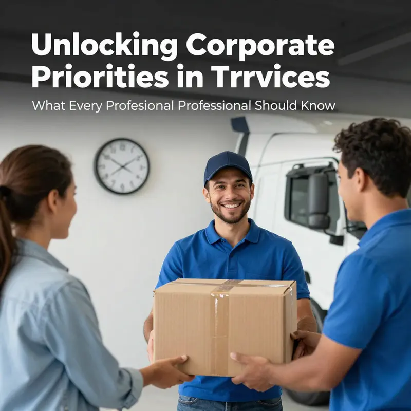 Truck professionals engaging in discussions about corporate priorities in logistics.