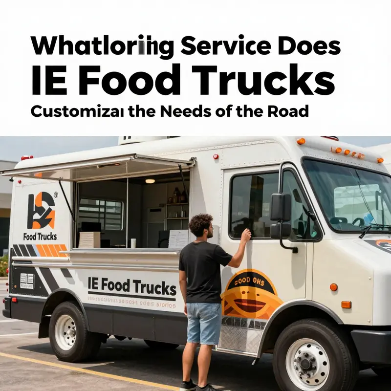 A gourmet food truck bustling with customers enjoying a diverse culinary experience.