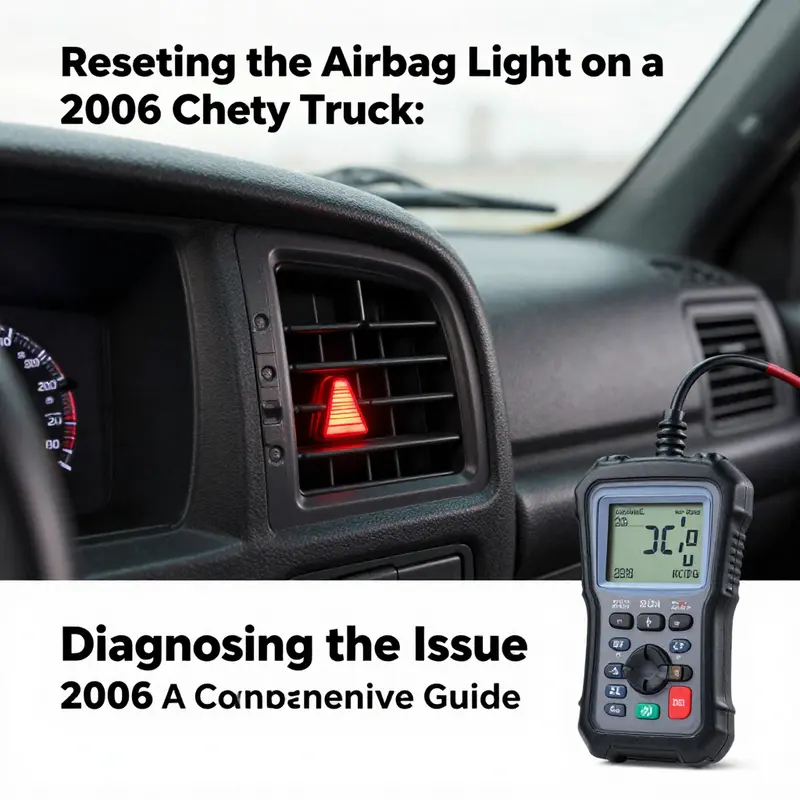Diagnosing the airbag issue is the crucial first step before any reset.