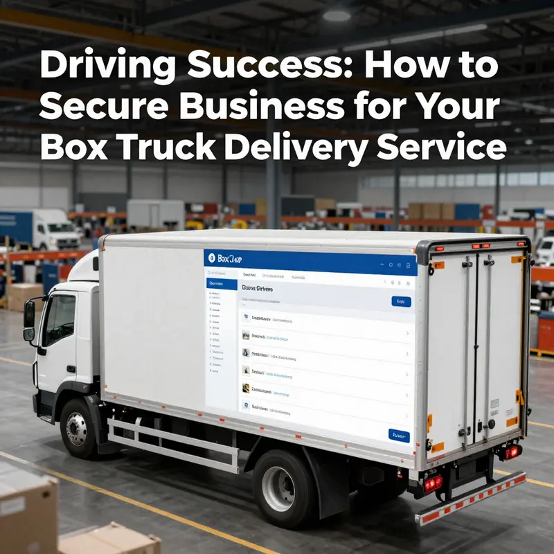 Exploring the potential of digital freight platforms for box truck delivery services.