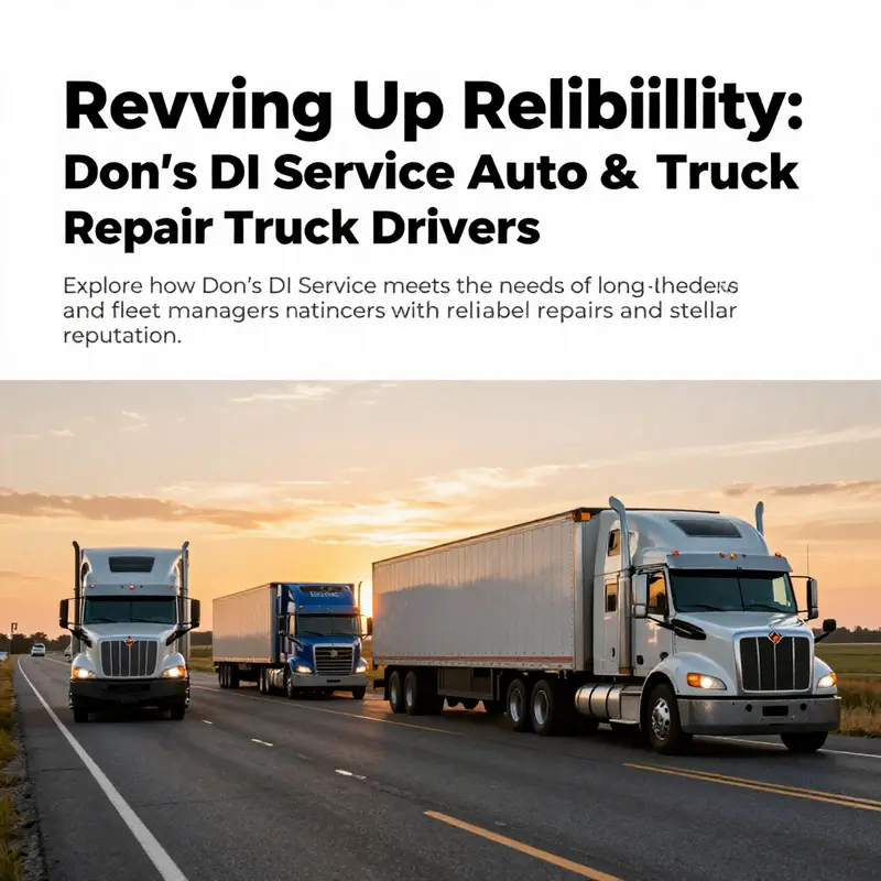 A scenic view of trucks driving on an open road during sunset, symbolizing freedom and reliability.