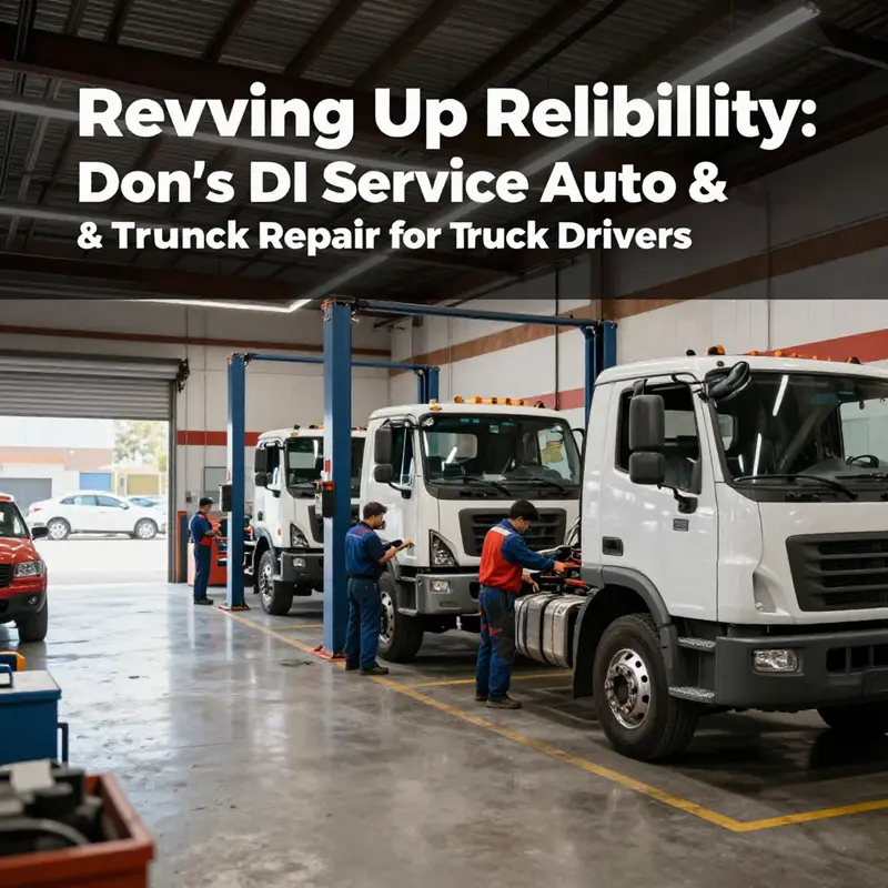 An inside look at Don’s DI Service Auto & Truck Repair, where dedicated technicians provide expert maintenance for trucks.