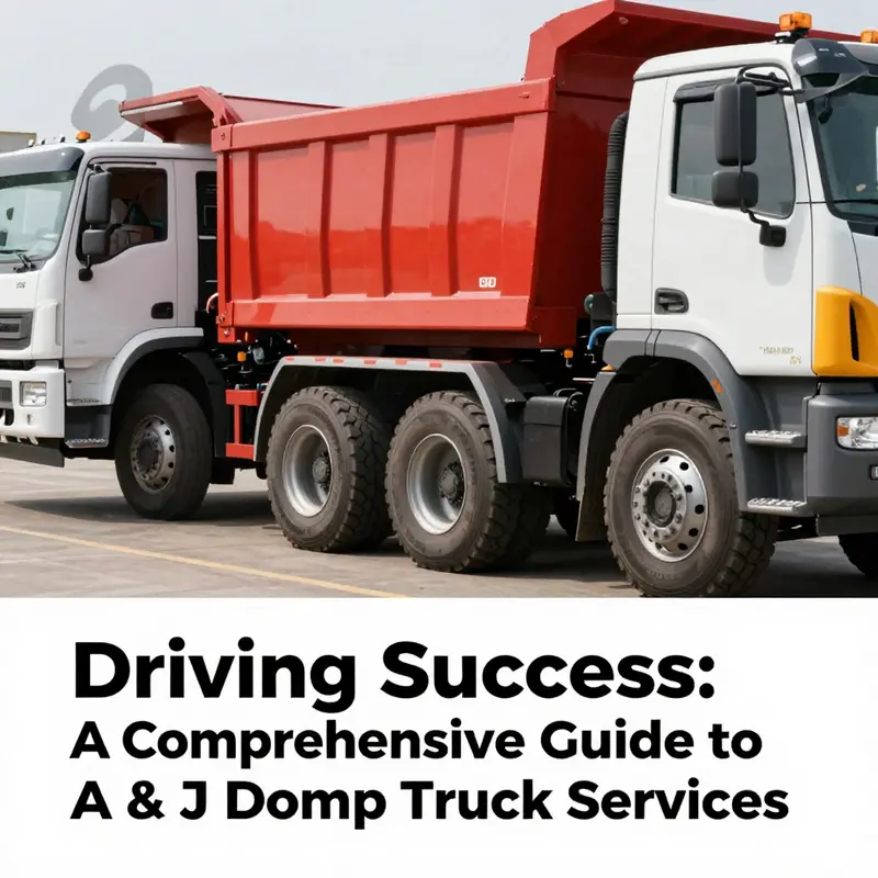 An overview of A & J Dump Truck Services showcasing its operations and the surrounding environment.