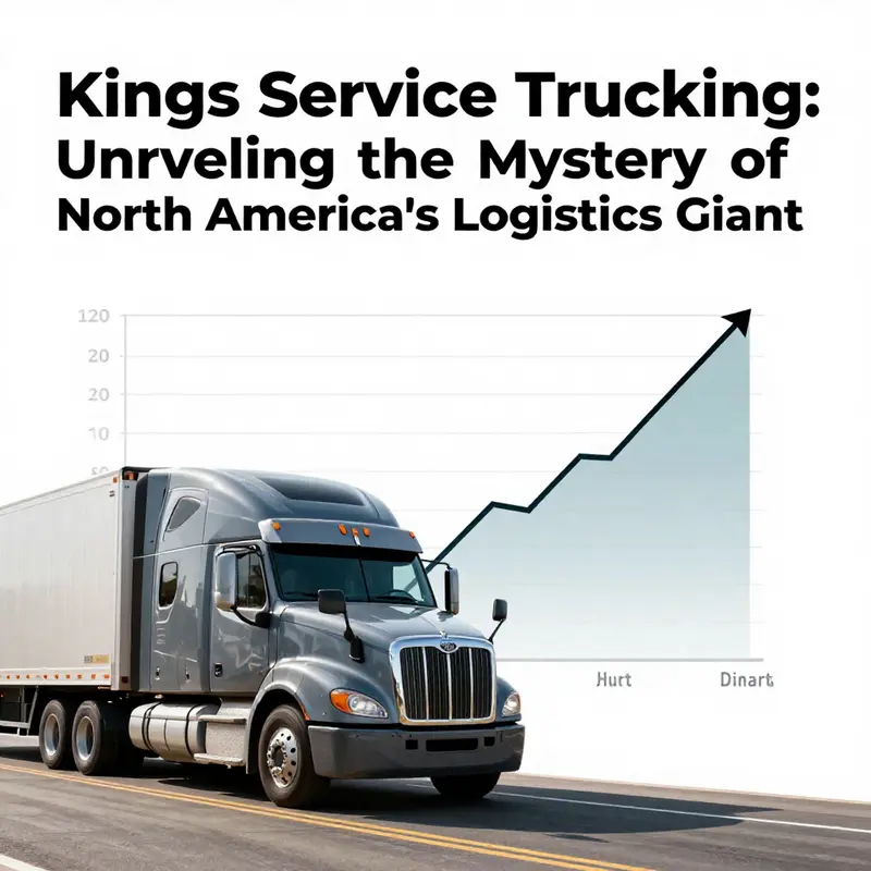 A visual representation of the misconception around Kings Service Trucking and its connection to Knight-Swift Transportation.