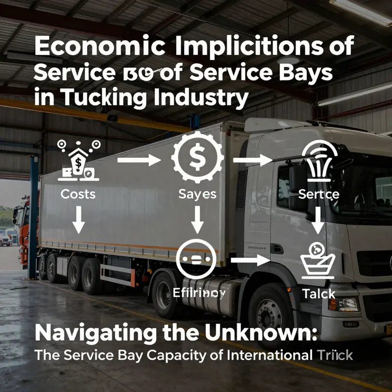 A vibrant service bay illustrating the bustling environment of International Truck’s service capabilities.